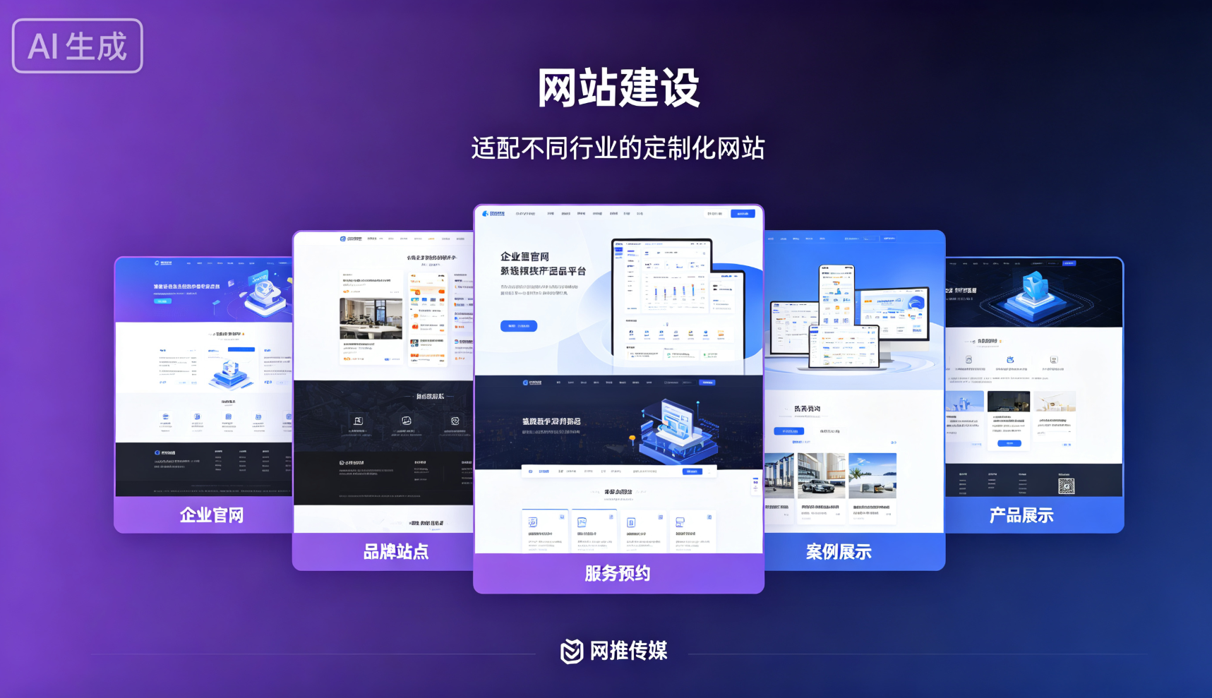 长春网站建设宣传图展示专业官网制作效果